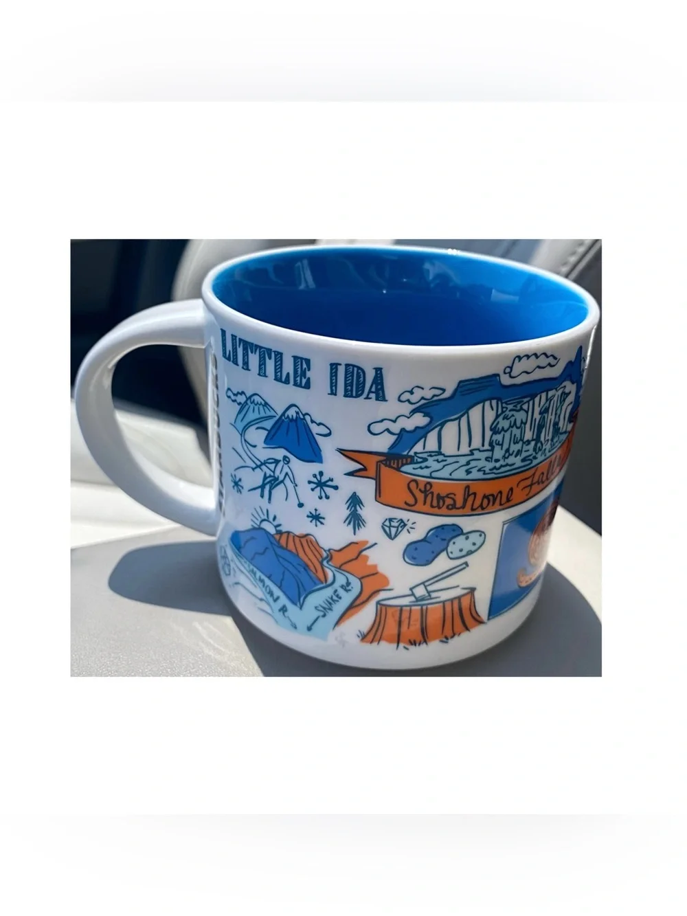 Starbucks Been There Series Idaho 14 oz Coffee Mug Collector Cup Discontinued
